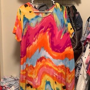 Heimish tie dye dress 1x
